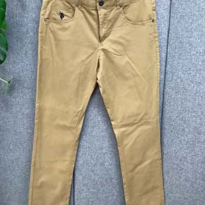 U.S. Polo Assn. Mens Pants BNWOT  Size 34 Beige / Brown 