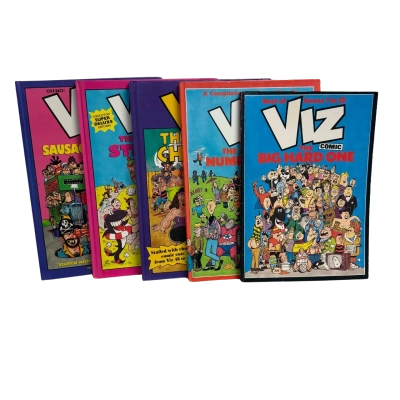 Collection of 5 x Vintage Collectible VIZ Comic Books (1990s)