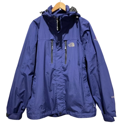 The North Face Summit Series Gore-Tex Mens  Size XL Front Zipper / Hood Jacket Navy Blue 