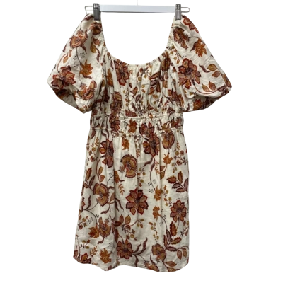 Lulu & Rose Womens  Size S Short Sleeve Dress  Floral 