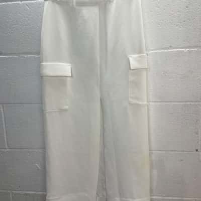 Forever New Petite Womens  Size 6 Midi Skirt White 