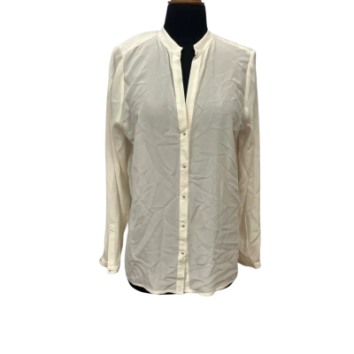 Thurley Womens Size 12 Button Up Top White BNWT