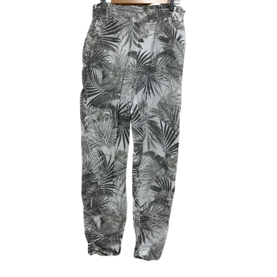  Imagine Womens  Size S Ankle Length Pants Grey / White Pants