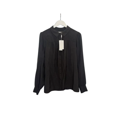 Proud Poppy Clothing Womens  Size 12 Button Up Top / Long Sleeve Shirt Grey 
