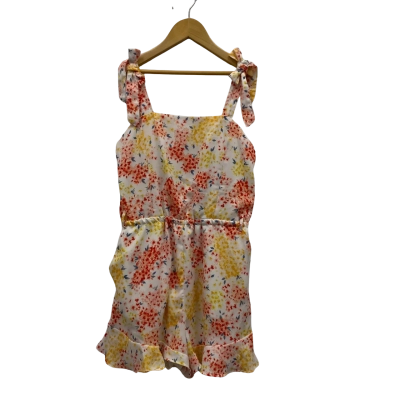 Review Kids Jumpsuit Size 12 Floral / Multicoloured / White 