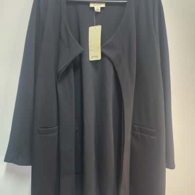 Beme Size 14 Cardigan Black  