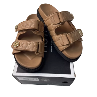 BNIB Novo  Size 38 Brown slides