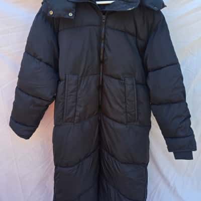 Zara Womens  Size M Puffer Jacket Black  