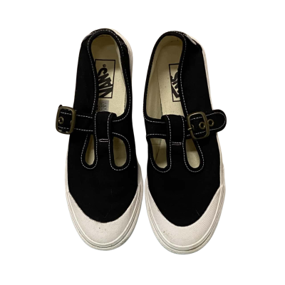 Vans Unisex  Size 7.5 US Women Sneakers Black  / White 