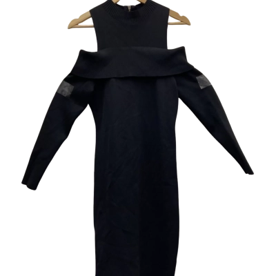 Sheike Womens  Size M Long Sleeve / Midi Dress Black  