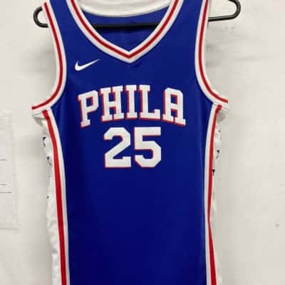 Phila NBA Mens  Size S Jersey Blue / Red / White 
