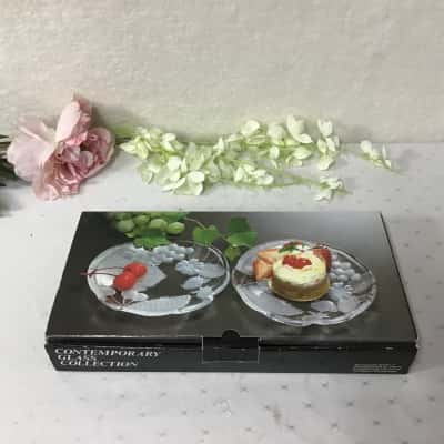 Soga Glass Set of 6 Snow Fruits Glass Dessert Dishes (boxed)