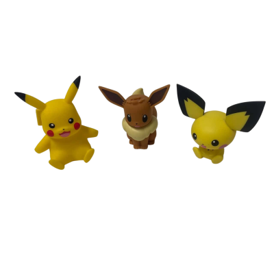 3x Jazwares Pokémon figures 