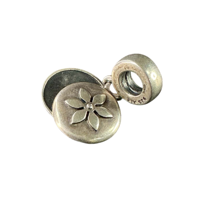 Pandora Womens Flower charm Silver (stamped)