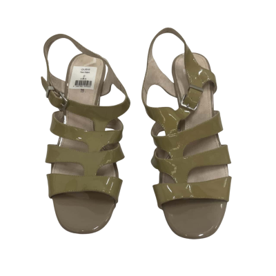 Womens Diana Ferrari Heeled Shoes Size 10 Brown / Khaki 