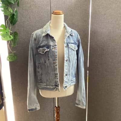 Sportsgirl - Size 10 - Denim Jacket Blue 