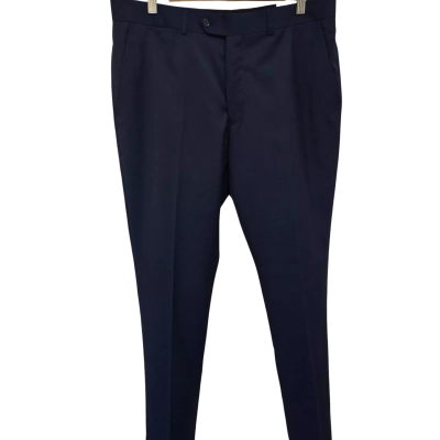 Blaq Mens  Size 34 Slim fit Pants Navy Blue 