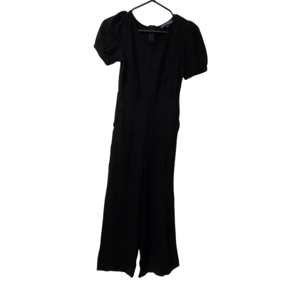 Womens Princess Highway  Size 4 Short Sleeve Jumpsuit Black  