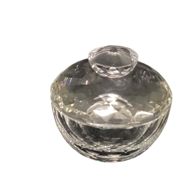 Royal Doulton Round Crystal Trinket Box