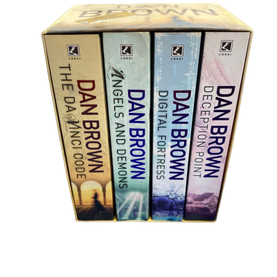 Dan Brown Lot Of 4 Fictional Books Including The DaVinci Code
