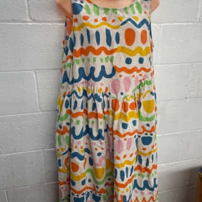 Gorman Womens  Size 12 Casual Dress Multicoloured 