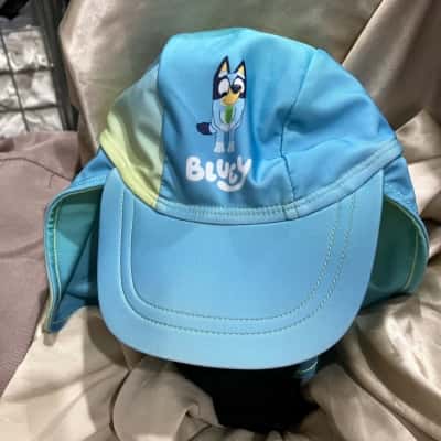 Bluey Kids Swim cap Size 2 Blue / Yellow 