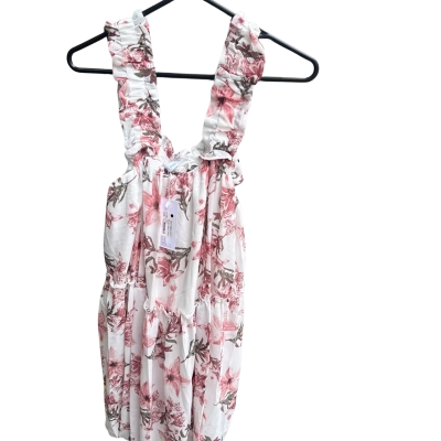 Minx & Moss Womens  Size 12 Pink Floral Dress 