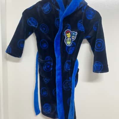 Marvel Kid's Size 5 Pajamas Robe - Blue 