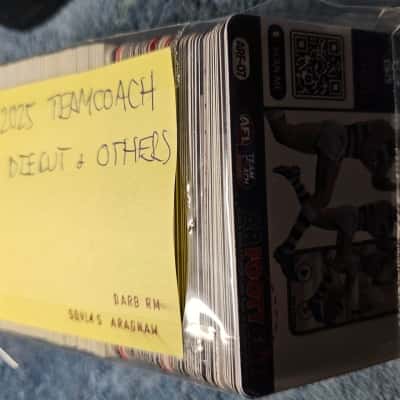 AFL Footy Cards Teamcoach Inserts 2025 (b30)