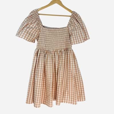 Dotti - Puff Sleeve Mini Dress (Size 16)