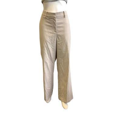 Witchery Women's Size 12 Straight Leg Pant Beige 