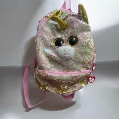 Ty fashion fantasia unicorn sequin back pack