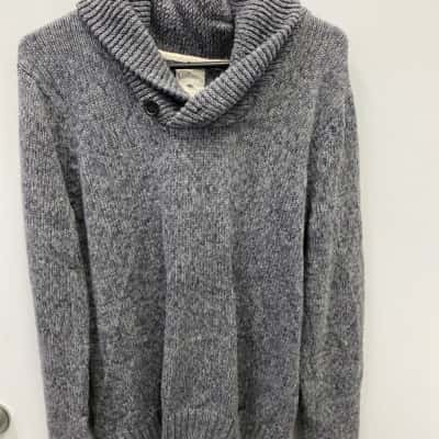 Lee Cooper Womens  Size M Roll Neck Jumper Grey 