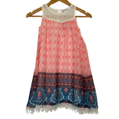 Ollies Place Size 7 Coral / Red Dress