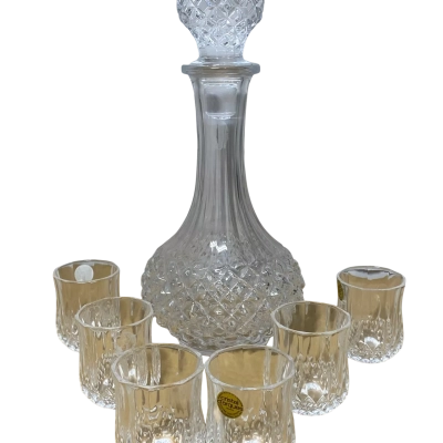 Cristal d’arques service 7 piece set