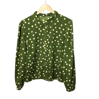 Princess Highway Womens  Size 16 Long Sleeve Shirt Green 