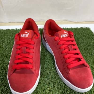 Puma Womens  Size 4 Sneakers Red / White 