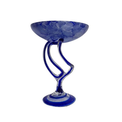 Vintage Jozefina Krosno Style Hand Blown Glass Bowl