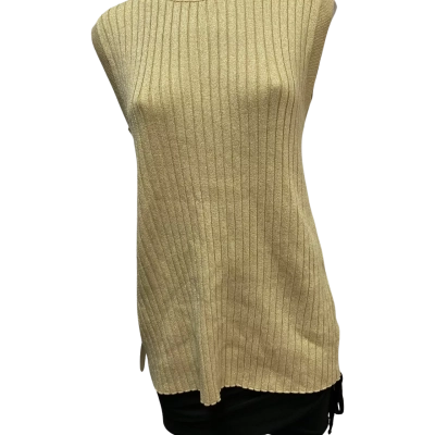 Shona Joy Womens  Size S Sleeveless Tunic Champagne 