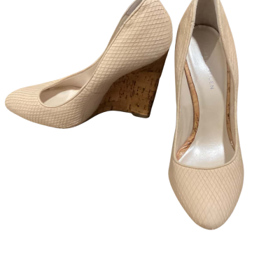 Karen Millen high wedges  Size 37 Brown / Cream 