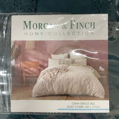 Morgan & Finch Single Quilt cover Set Teal