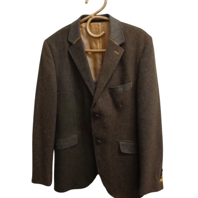  Holland Esquire Mens  Size 42 Tweed Blazer Brown 