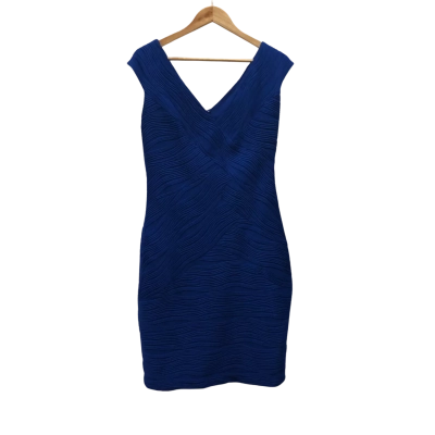 Joseph Ribkoff Womens  Size 14 Midi Dress Blue 