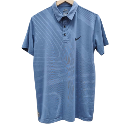 Nike Mens Size L Polo Shirt Blue (4)