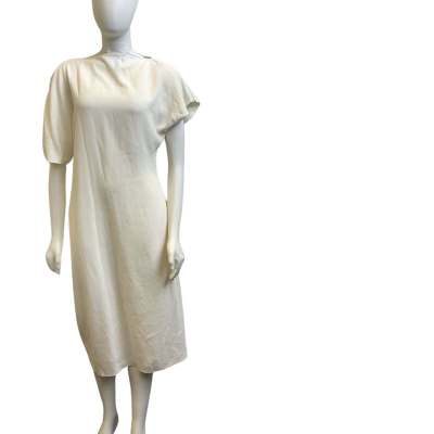 Brand New Reiss Womens UK Size 12 Josie Zip Detail Midi Dress White 