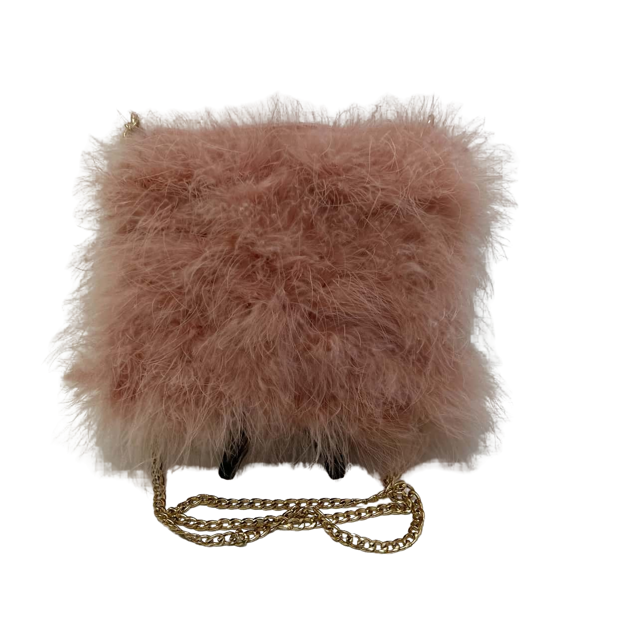 Betts Womens Clutch / Cross Body Bag / Handbag Pink, gold chain strap