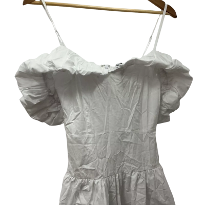 Dazie Womens  Size 10 Midi Dress White 