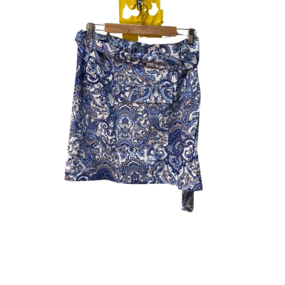 BNWT Katies Womens  Size 10 Skirt Blue / Pattern / White 