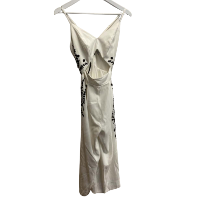 Sheike Womens  Size 6 Maxi / Sleeveless Black  / Floral / White 