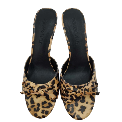 Princess Polly Womens Size 8 Heels Animal print 
